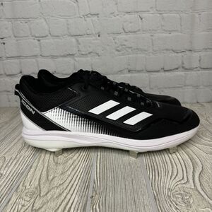 Adidas Icon 7 Metal Baseball Cleats Men’s 13 Black Logo FZ1558 New